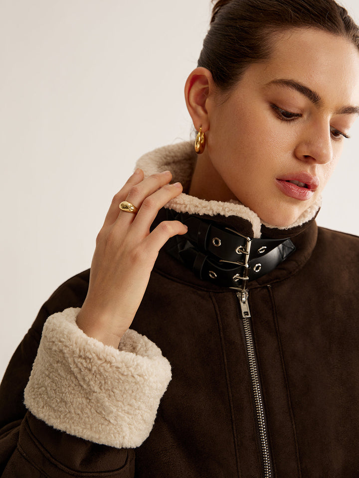 Silvana | Vintage Brown Jacket for Women
