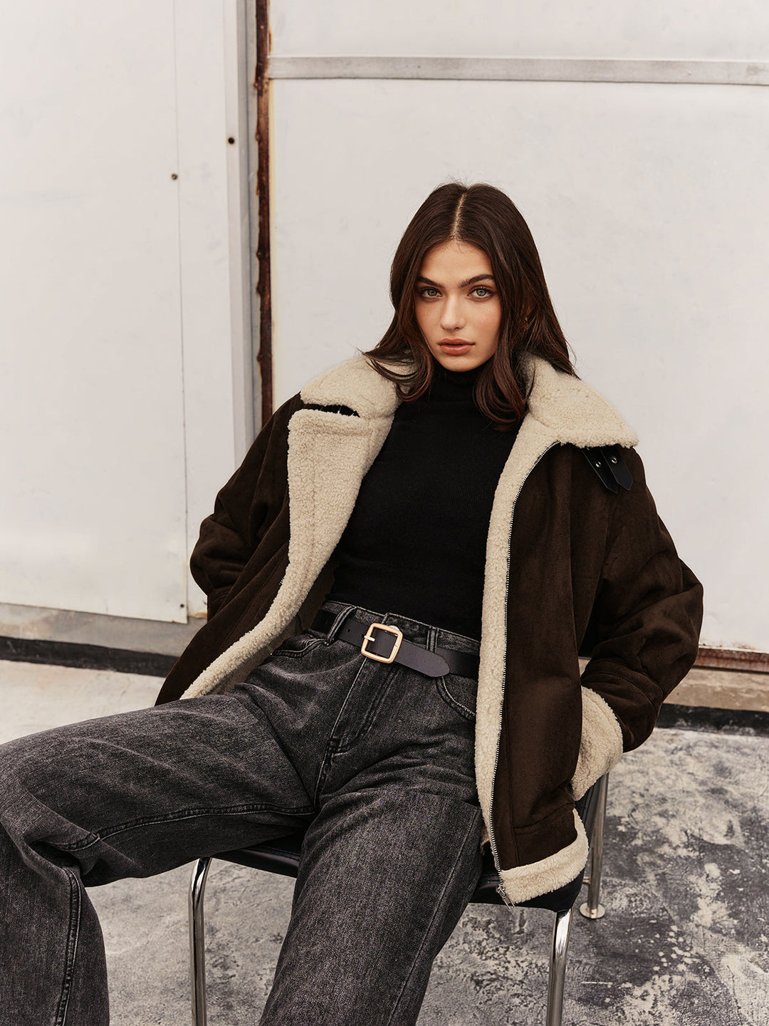 Silvana | Vintage Brown Jacket for Women