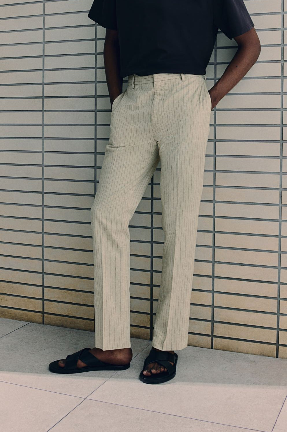 Ivy Manhattan | Striped Suit Pants Ideal