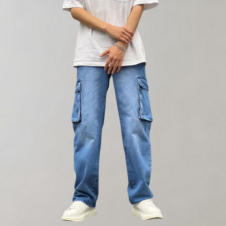 Straight Cut Pants for Men | Ideal for Work and Leisure