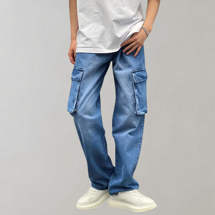 Straight Cut Pants for Men | Ideal for Work and Leisure