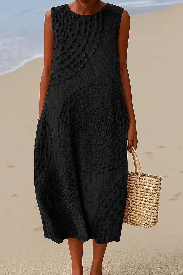 Anelisa™ | CASUAL DRESS WITH MOULOOSPRINT