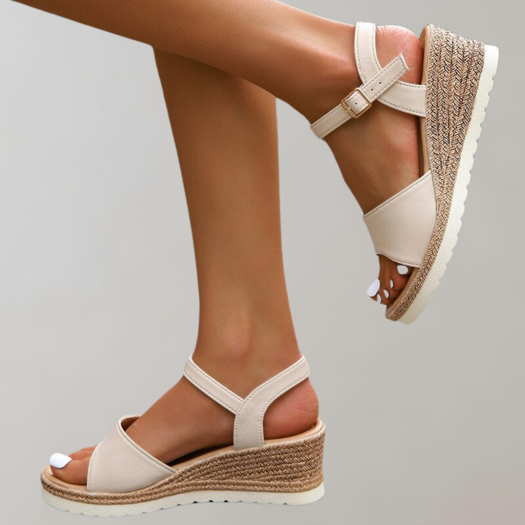 Women's Orthopedic Wedge Sandals - Adjustable Straps Breathable