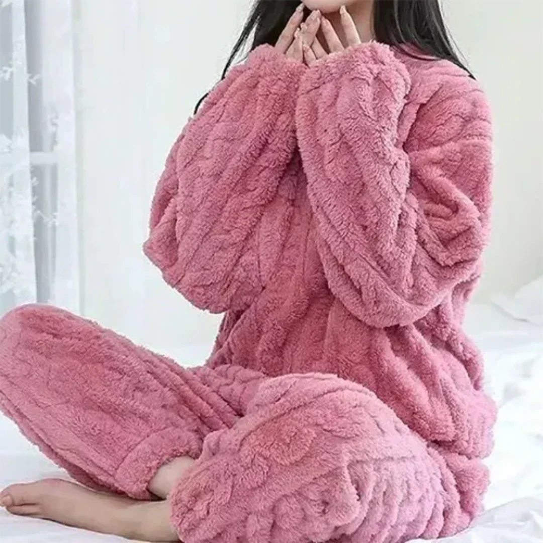 Bente | Women's Long Sleeve Relaxed Fit Pajama Set