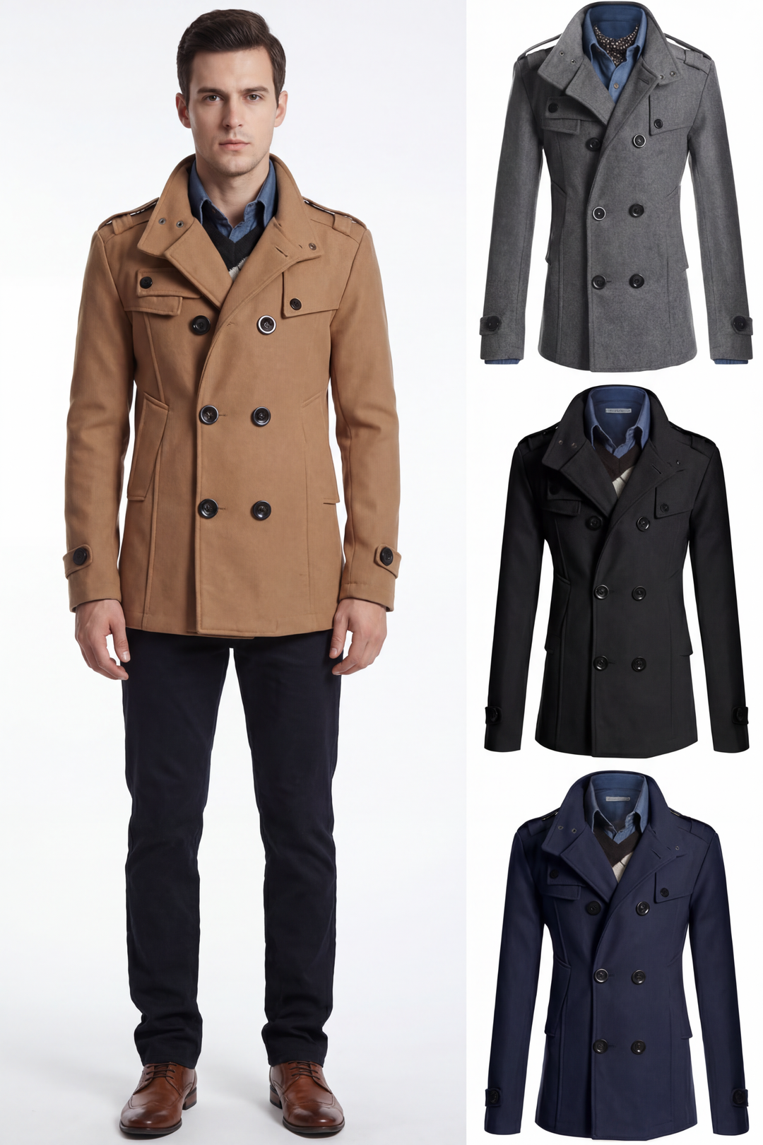 Ivy Manhattan | Men’s Slim Trench Coat