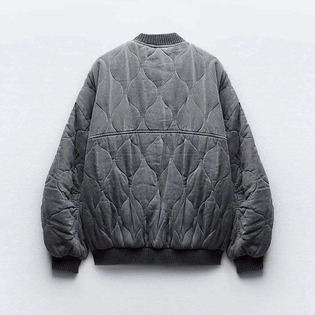 Ivy Manhattan | Ribbed Bomber Jacket