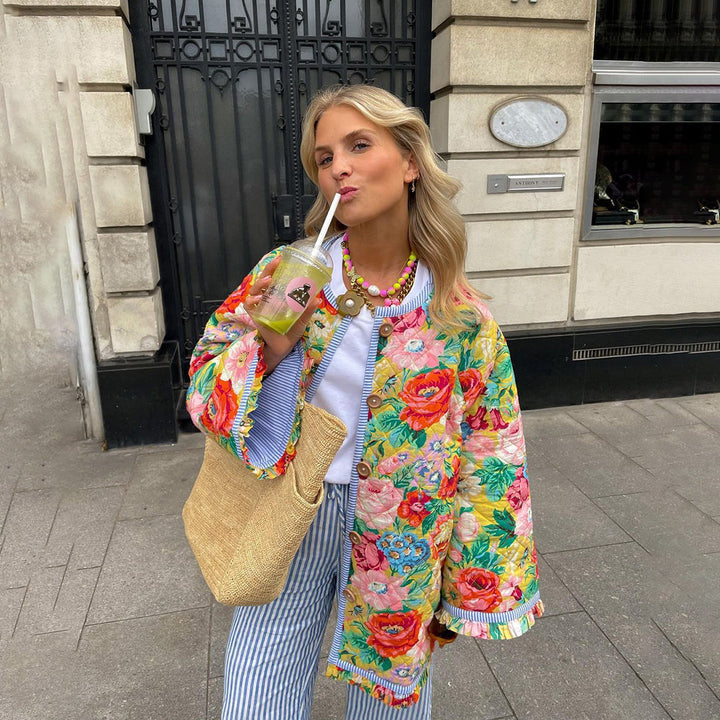 Ivy Manhattan | Elsa Floral Pattern Jacket