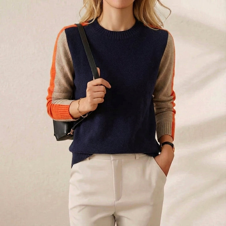 Ivy Manhattan | Cotton Sweater Dark Blue