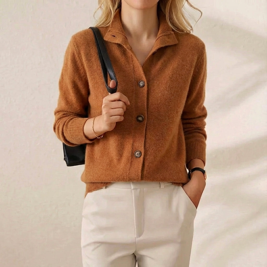 Ivy Manhattan | Cotton Button Vest Collar