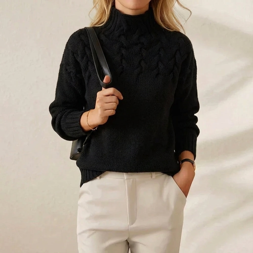Ivy Manhattan | Cotton Cable Knit Sweater