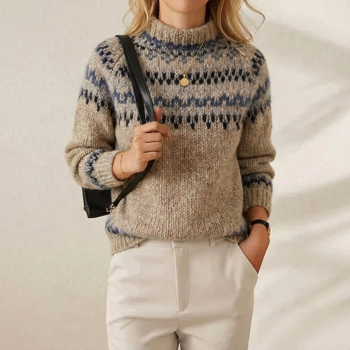 Ivy Manhattan | Cotton Sweater Brown Fair