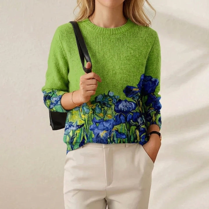 Ivy Manhattan | Cotton Sweater Green Blue