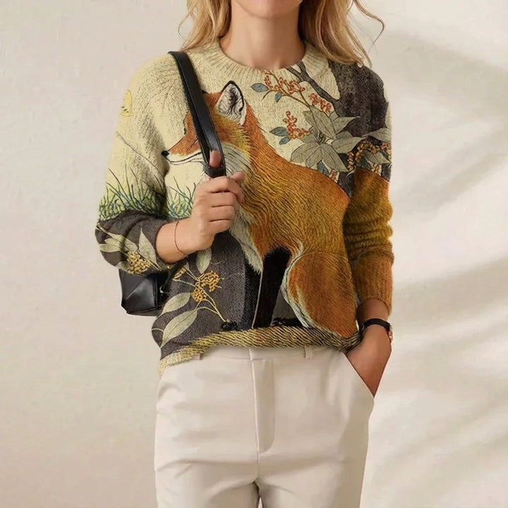 Ivy Manhattan | Cotton Sweater Cream Fox