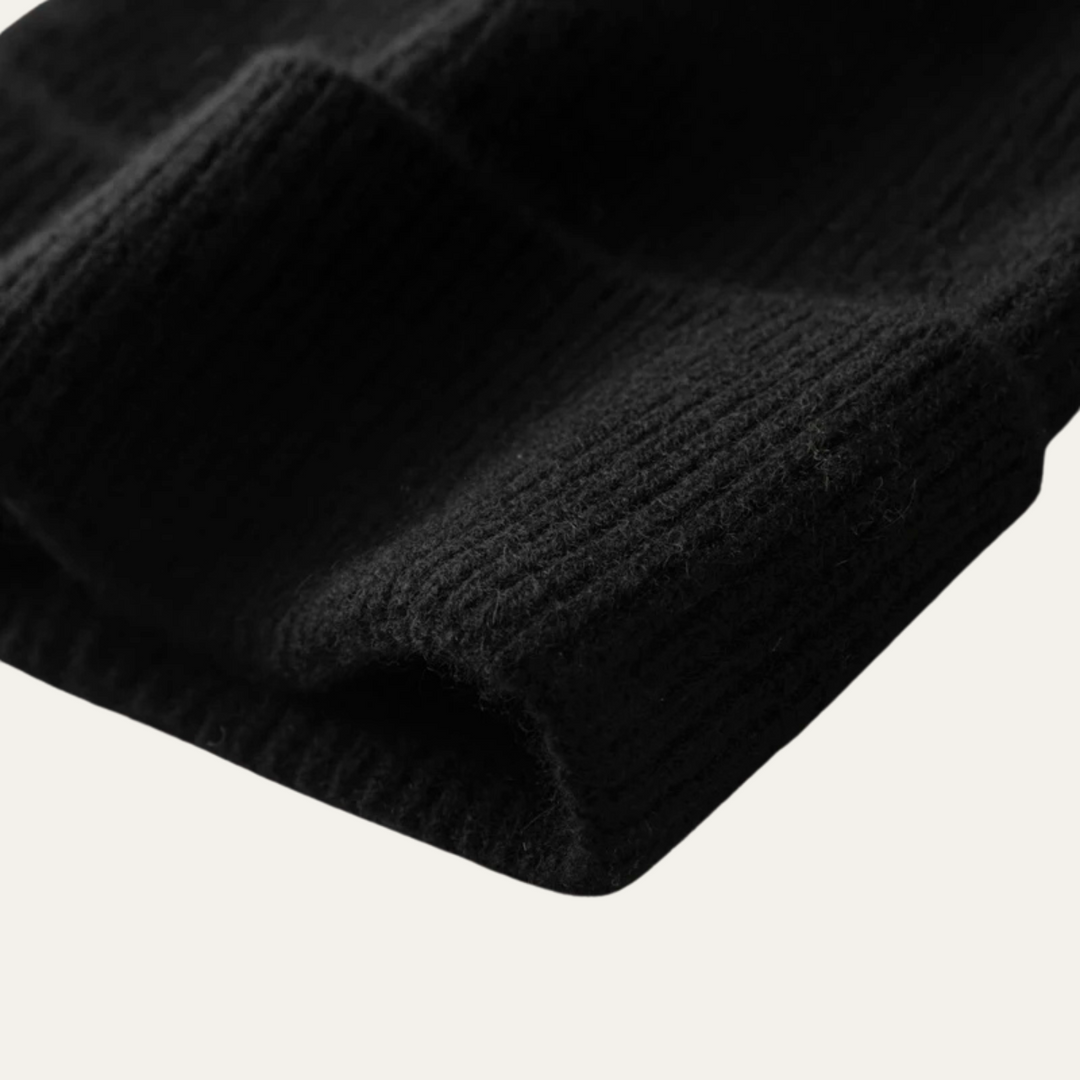 Ribbed Beanie with Cuff for Men | Ideal for Everyday Activities in Cold Season