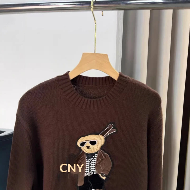 Ivy Manhattan | Bear Cashmere Korean Style Pullover
