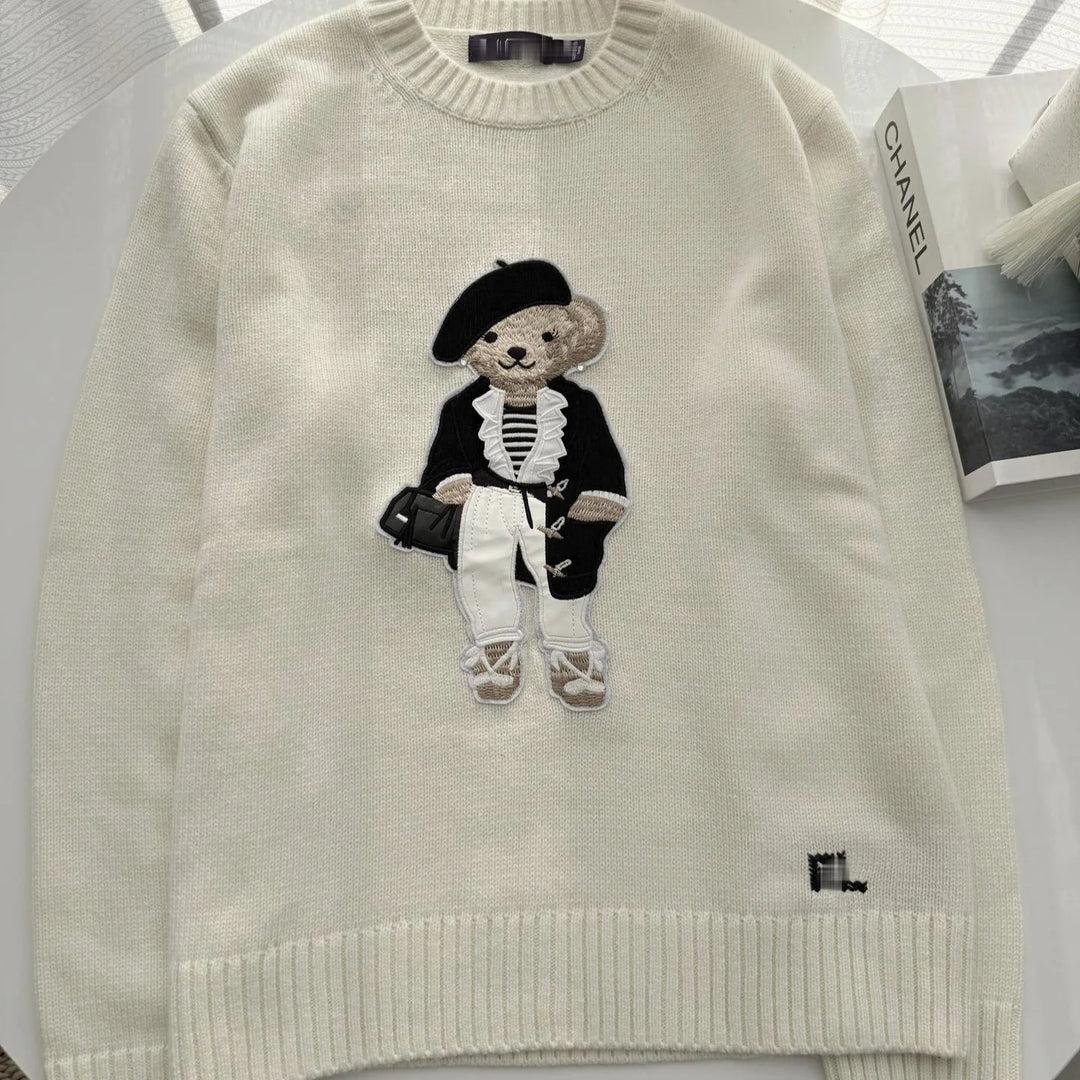 Ivy Manhattan | Bear Embroidered Korean Style