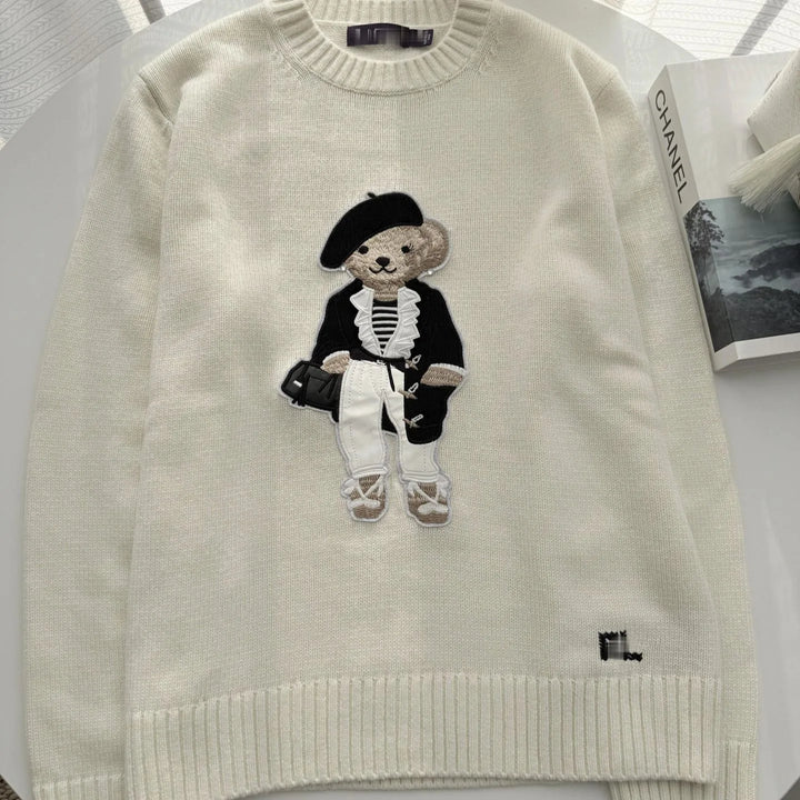 Ivy Manhattan | Bear Embroidered Korean Style