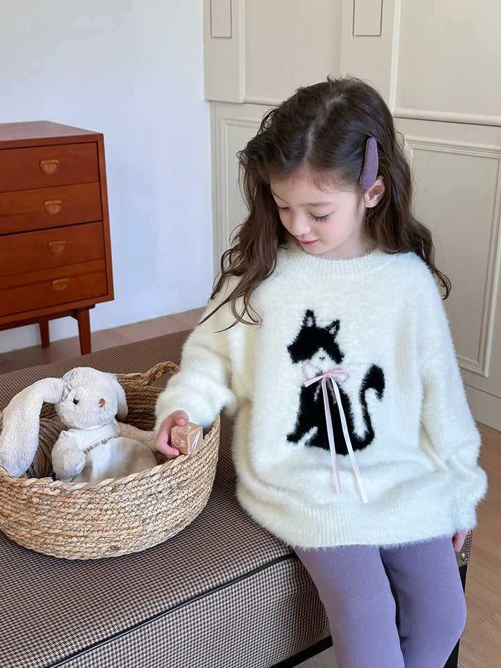 Ivy Manhattan | Cat Jacquard Sweater