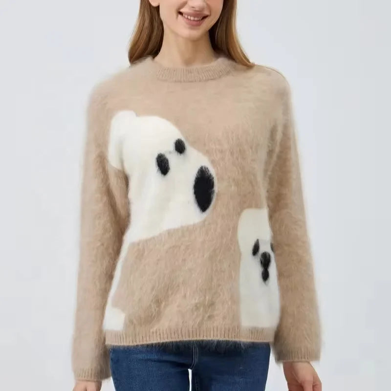 Ivy Manhattan | Jacquard Mohair Vintage Pullover