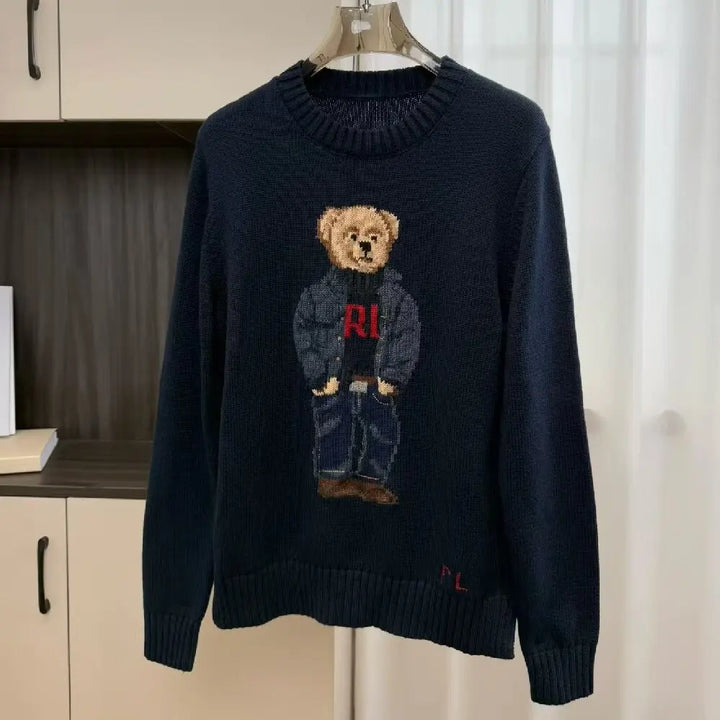 Ivy Manhattan | Bear Embroidered Pullover