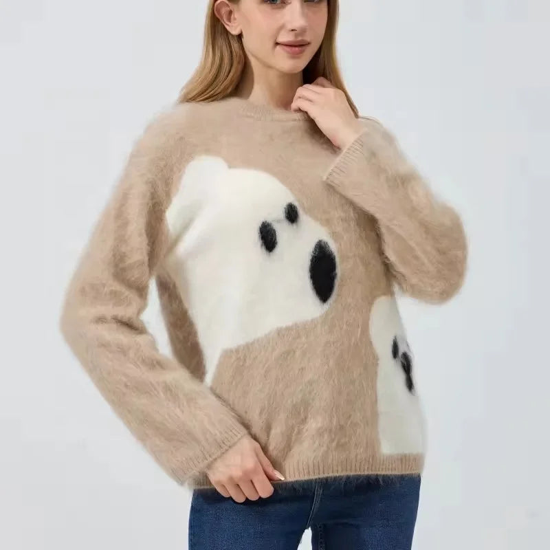 Ivy Manhattan | Jacquard Mohair Vintage Pullover