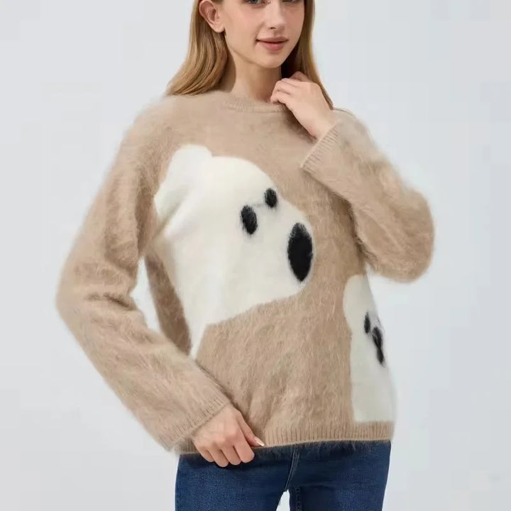 Ivy Manhattan | Jacquard Mohair Vintage Pullover