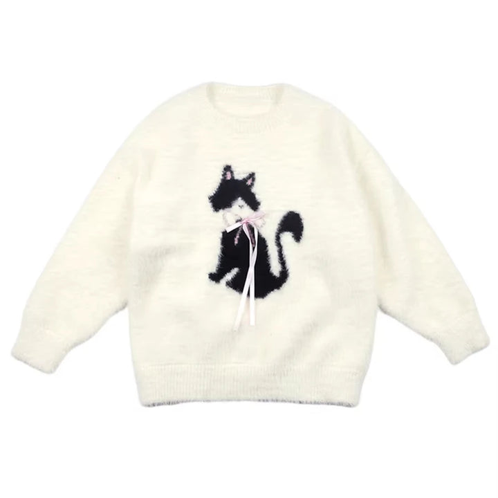 Ivy Manhattan | Cat Jacquard Sweater