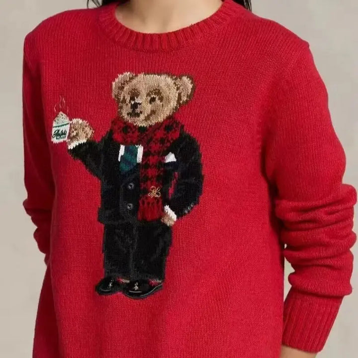 Ivy Manhattan | Bear Embroidered Pullover