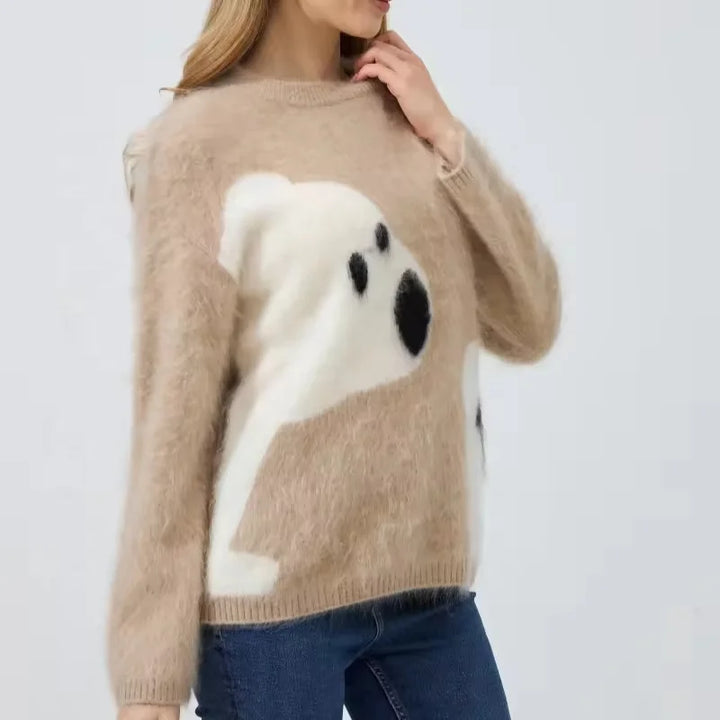 Ivy Manhattan | Jacquard Mohair Vintage Pullover