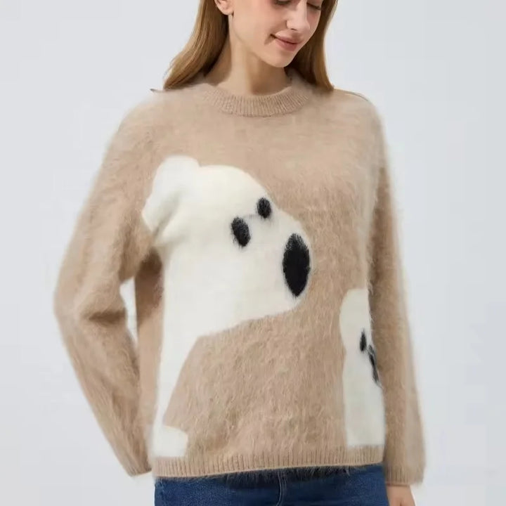 Ivy Manhattan | Jacquard Mohair Vintage Pullover