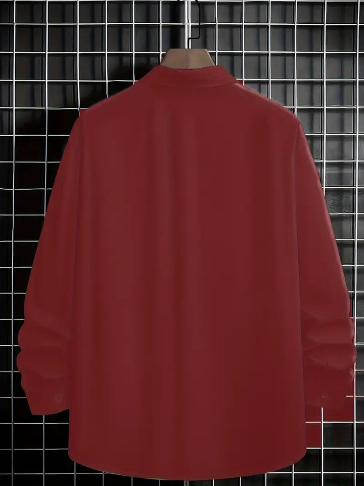 Long Sleeve Classic Fit Shirt for Men | Ideal for the Office and Casual Outings