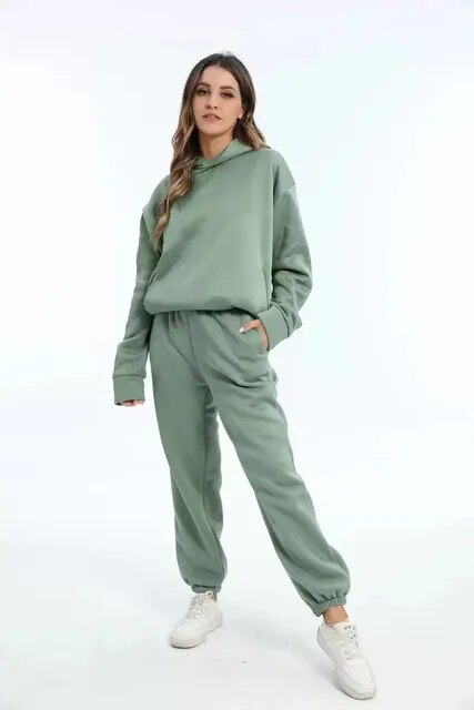 Lucia | Women's Relaxed Fit Hoodie Sweatpants Loungewear Set