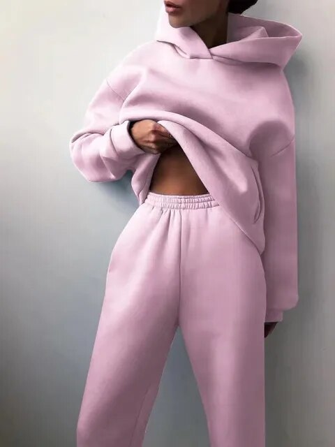 Lucia | Women's Relaxed Fit Hoodie Sweatpants Loungewear Set