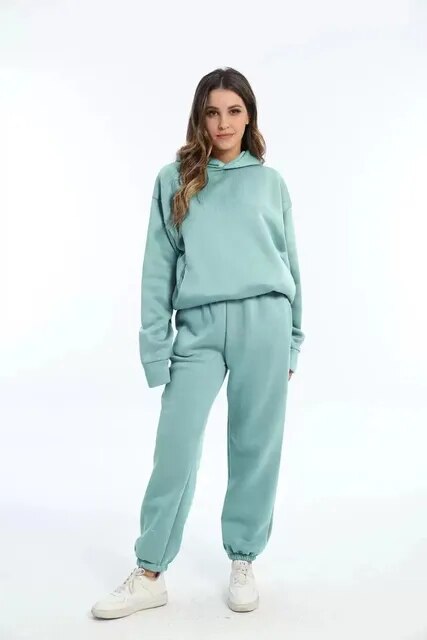 Lucia | Women's Relaxed Fit Hoodie Sweatpants Loungewear Set
