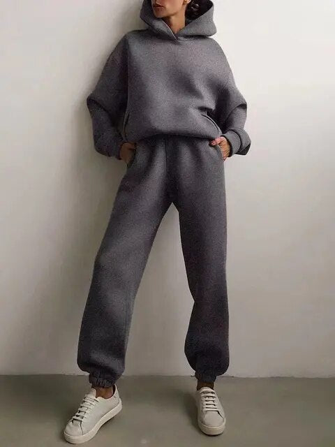 Lucia | Women's Relaxed Fit Hoodie Sweatpants Loungewear Set