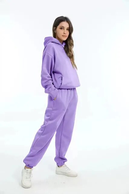 Lucia | Women's Relaxed Fit Hoodie Sweatpants Loungewear Set