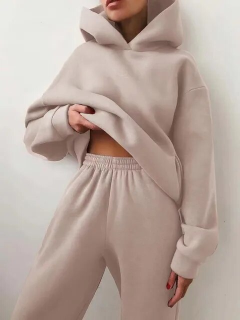 Lucia | Women's Relaxed Fit Hoodie Sweatpants Loungewear Set