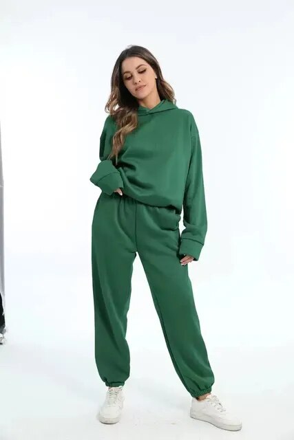 Lucia | Women's Relaxed Fit Hoodie Sweatpants Loungewear Set
