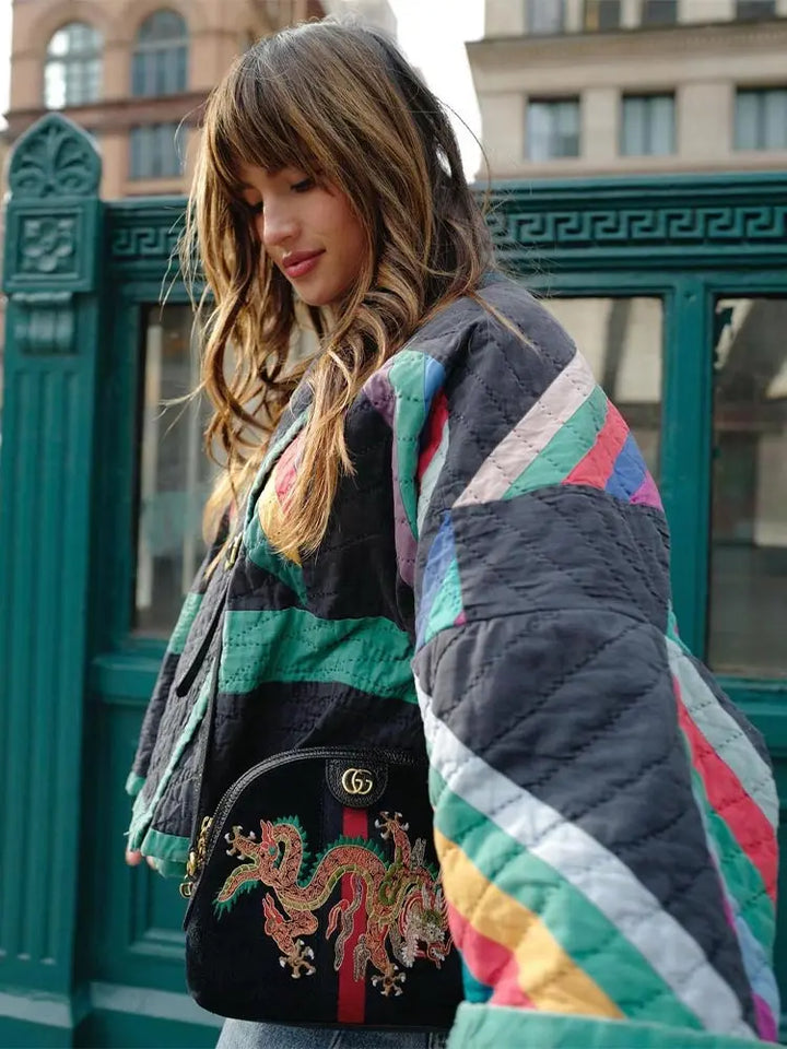 Abigail | Elegant Vintage Bohemian Quilted Jacket for Women