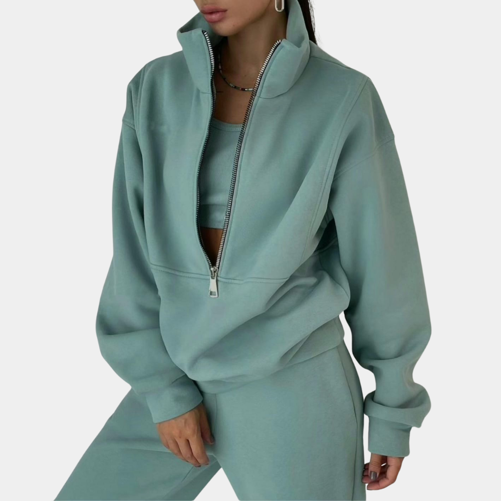 Elsa | Women's Zip-Up Sweatshirt Lounge Set