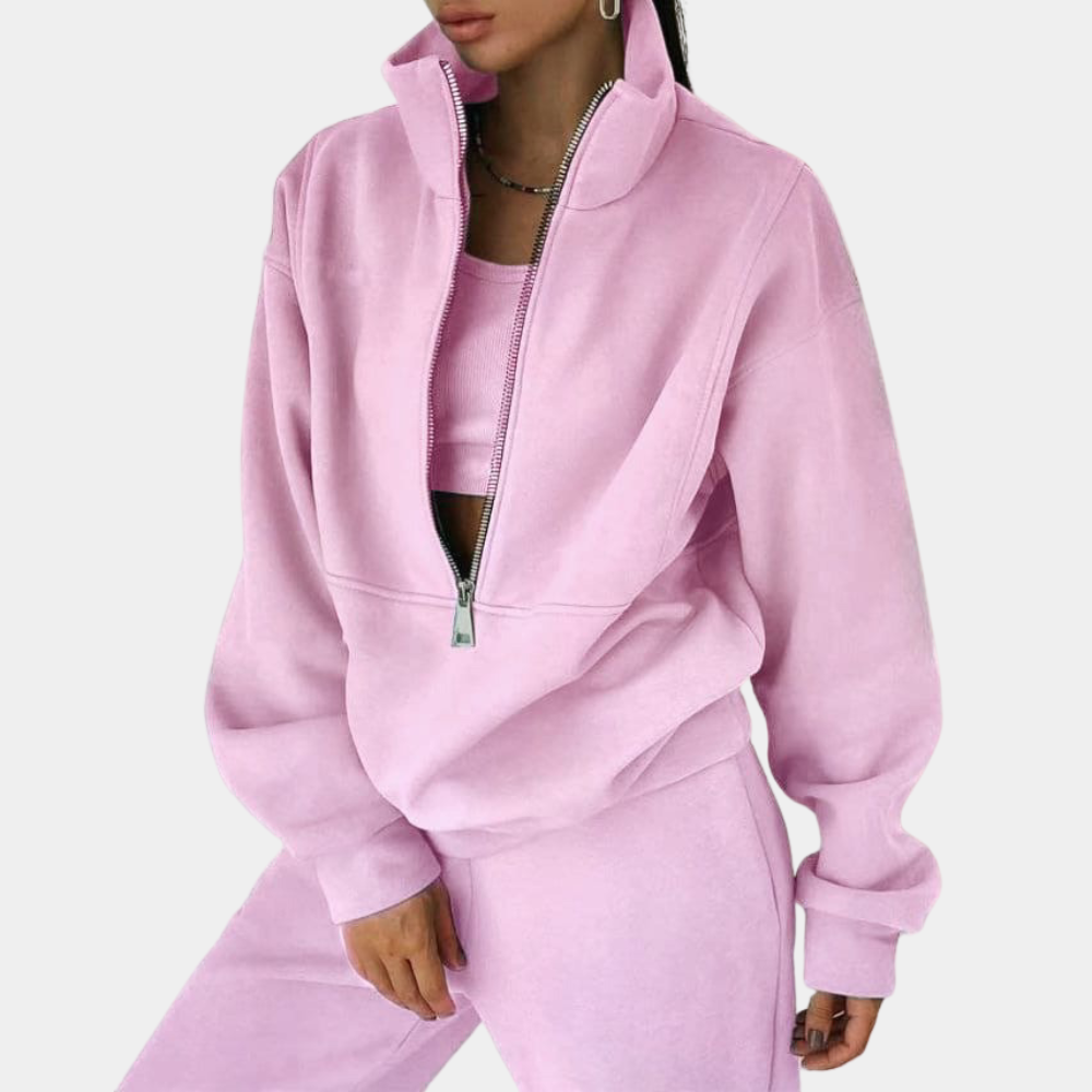 Elsa | Women's Zip-Up Sweatshirt Lounge Set