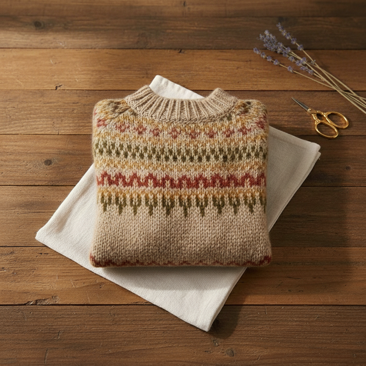 Ivy Manhattan | Cotton Sweater Brown Fair