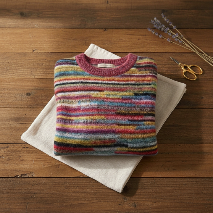Ivy Manhattan | Cotton Sweater Horizontal Stripes