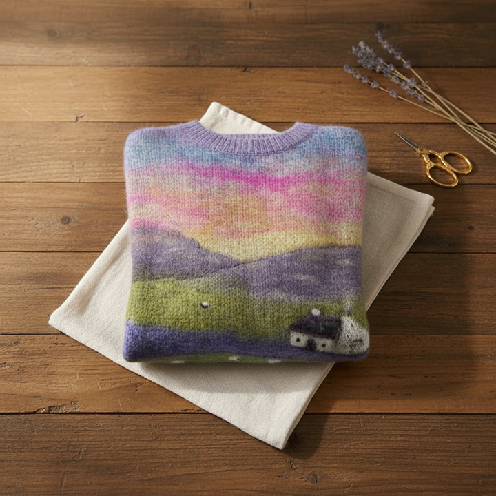 Ivy Manhattan | Cotton Sweater Rainbow Farm
