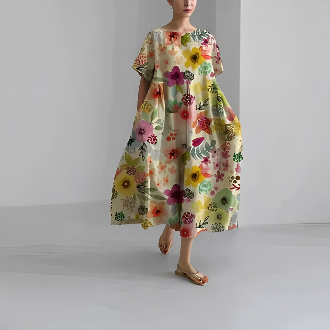 Retro Big Swing Loose Maxi Dress