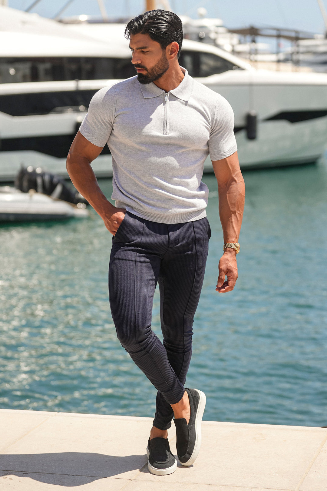 Men's Classic Fit Trousers | Ideal for Work and Casual Occasions