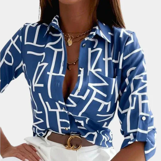 Ivy Manhattan | Classic Button-Down Collar Blouse