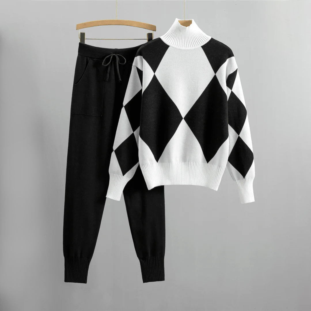 Malene | Women's High Neck Two-Piece Tracksuit