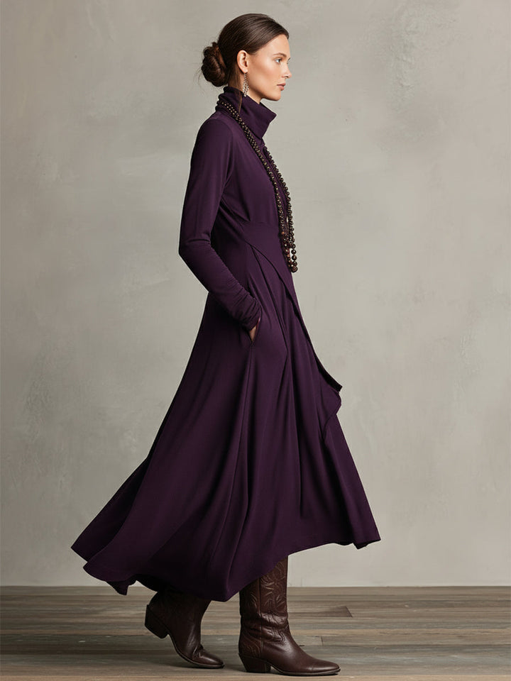 Natalie - Elegant Draped Dress