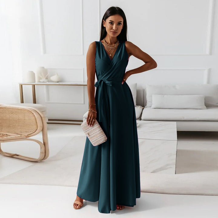 Ivy Manhattan | Annabelle Solid Long Dress